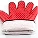 Silicone Cooking Gloves, Insulated Waterproof Gloves With Inner Protective Lining, Heat Resistant Grilling Oven Mitts Up To 480 F For Cooking, Baking, BBQ, Barbecue, Smoking, Non-slip Potholders