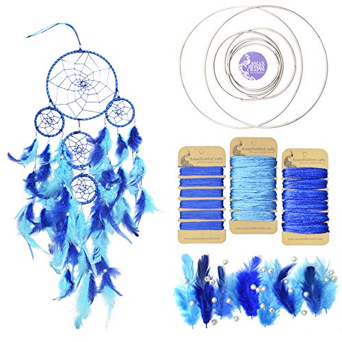 Asian Hobby Crafts DIY Dream Catcher Kit (Medium B) 1 Asian Hobby Crafts DIY Dream Catcher Kit (Medium B)