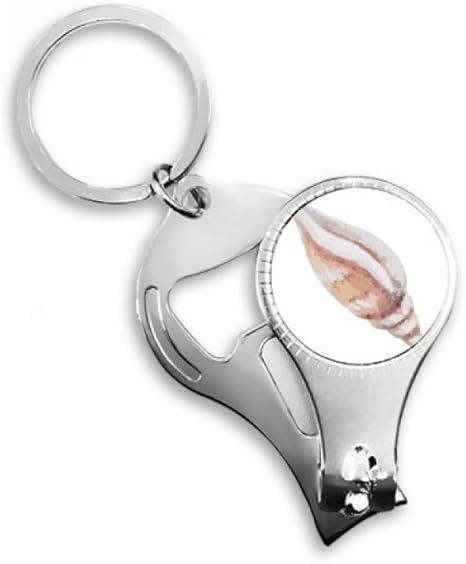 Amazon カタツムリの海洋生物のカラフルなイラスト キーチェーン