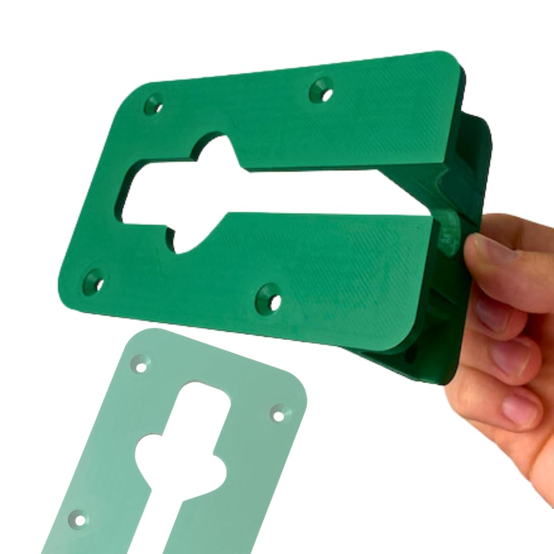 EASYREP Kitchen Worktop Connecting Bolt Router Jig Countertop Work Surface Joiner Template for 1/4 Inch Flush Trim Shank Cutter