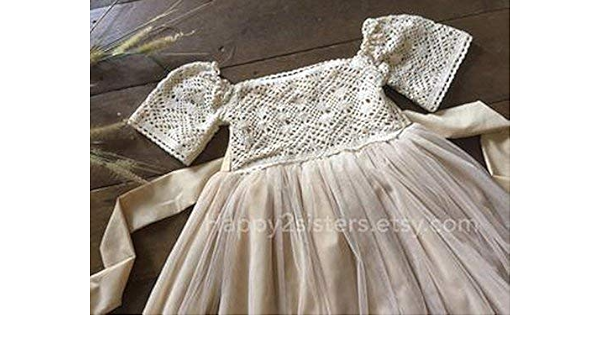 rustic flower girl dresses amazon