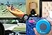 Guppy Water Resistant Bluetooth Shower Speaker Wireless Portable, Kid-friendly, Built-in Control Buttons, Speakerphone, Powerful Suction Cup, w/Safety Lanyard - Best for Indoor & Outdoor Use (Green)