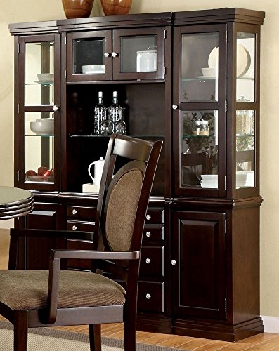 247SHOPATHOME IDF-3418HB China-cabinets Brown