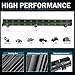 OFFROADTOWN 30inch 496W LED Light Bar Quad Row LED Driving Lights Spot Flood Combo Beam Off Road Bumper Light for Truck Pickup SUV Bronco UTV Can-Am