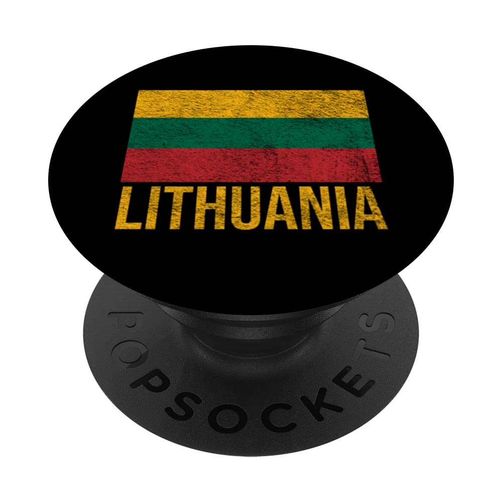 LITHUANIA NATIONAL FLAG VILNIUS COAT OF ARMS PopSockets Swappable PopGrip