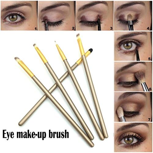 HUIZIjin 5PCS Makeup Brush Set Eye Shadow Brush Cosmetics Blending Brush Tool