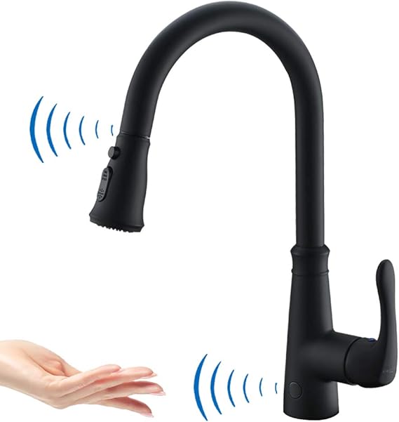 GEOATON Sensor touchless Kitchen Sink Taps Automatic Sensor Kitchen