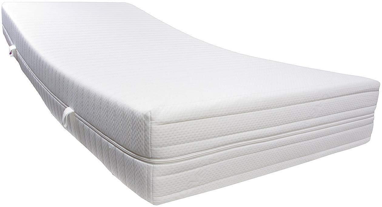 Dibapur® R45H6 Kaltschaummatratze SEHR FEST bis ca. 200 Kg Doppeltuchbezug Gesamthöhe ca. 25 cm (100 x 200 cm) 3