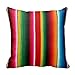 HL HLPPC Colorful Mexican Style Throw Pillow Case 18 x 18 Inches