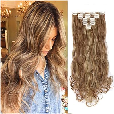 Lay 24 26 Inches 18clips Full Head Set Clip In Hair Extensions