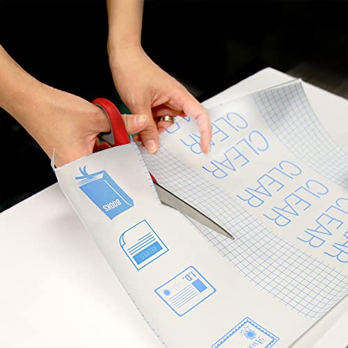 BAZIC Book Cover Clear Self Adhesive Bookcover 18" X 1.5 Yard (54