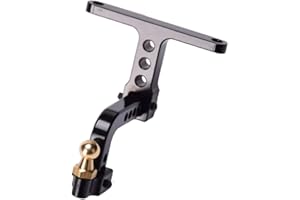DJX CNC Metal Adjustable Trailer Hitch Receiver Tow Hook for TRX4 SCX10 D90 1/10 RC Crawler Car Rear Bumper