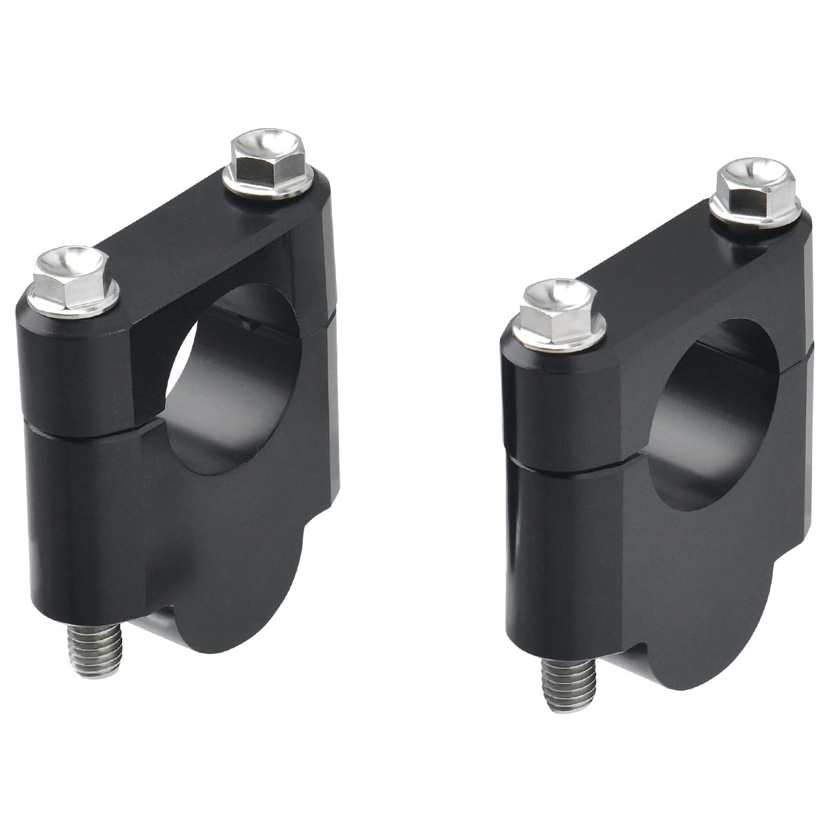 ジータレーシング(ZETA RACING) バーライズキット 30mmアップ ブラック 大径(28.6mm)ハンドルバー用 ポジション変更 乗車姿勢 アップライト ロングツーリング ダートフリーク Dirtfreak F4620(旧品番:ZE53-02301)商品画像