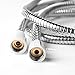 Aidodo Shower Hose, Fivanus (8 Ft) (96 Inches) (2.45 Meters) Extra Long Chrome Handheld Shower Head Hose with Brass Coupler.