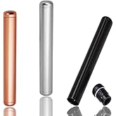 Airtight Metal Pill Containers – Waterproof, Lightweight, and Portable Storage Tubes for Travel – Compact Design Fits in Pocket or Purse – 3Pack