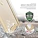 Zizo ION Series iPhone 8 Plus Case/iPhone 7 Plus Case - Military Grade Drop Tested with Tempered Glass Screen Protector (Gold/Clear)
