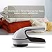 Lint Remover- Electric Rechargeable Fabric Shaver Operated Fabric Defuzzer-Shaver (White)
