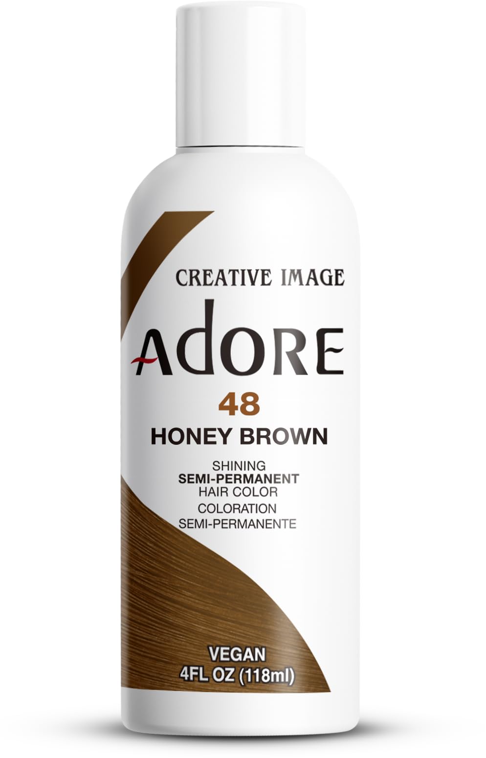 Adore Shining Semi Permanent Hair Colour, 48 Honey Brown