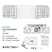 SPECTSUN Emergency Light White, Commercial Emergency Light with Battery Backup, Emergency Sign with Light/Led Emergency Light/Emergency Light Fixture/Emergency Light Home - 4 Pack (Square Head)