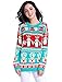 v28 Ugly Christmas Sweater, Women Girl Long Vintage Fun Knit Xmas Warm Pulli Sweater