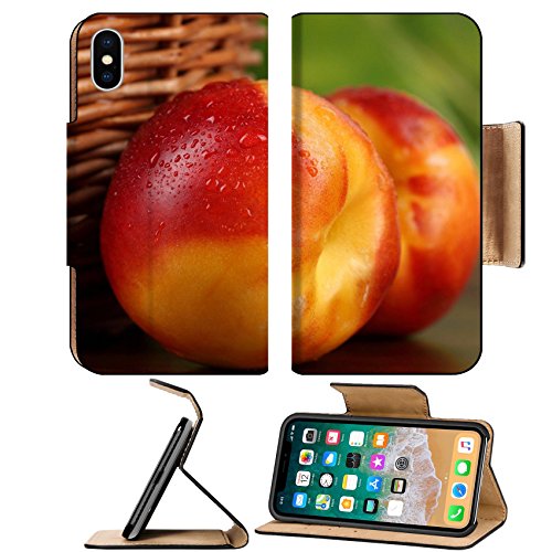 image for MSD Premium Apple iPhone X Flip Pu Leather Wallet Case IMAGE of food f