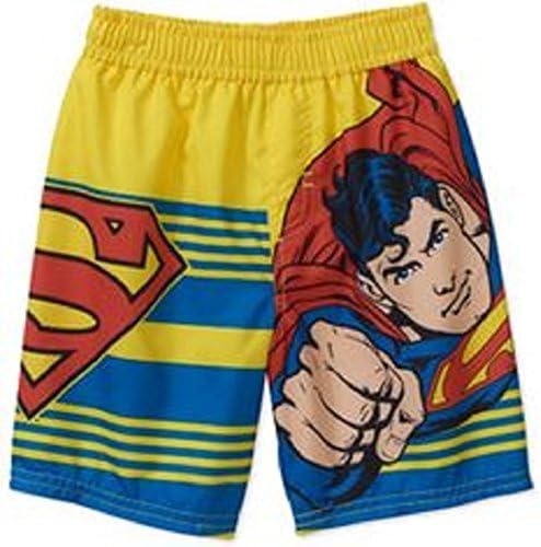 Dc Comics Superman Swim Trunks Bathing Suit Swim Shorts Toddler