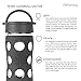 Lifefactory 22-Ounce BPA-Free Glass Water Bottle with Leakproof Cap and Silicone Sleeve, Orange