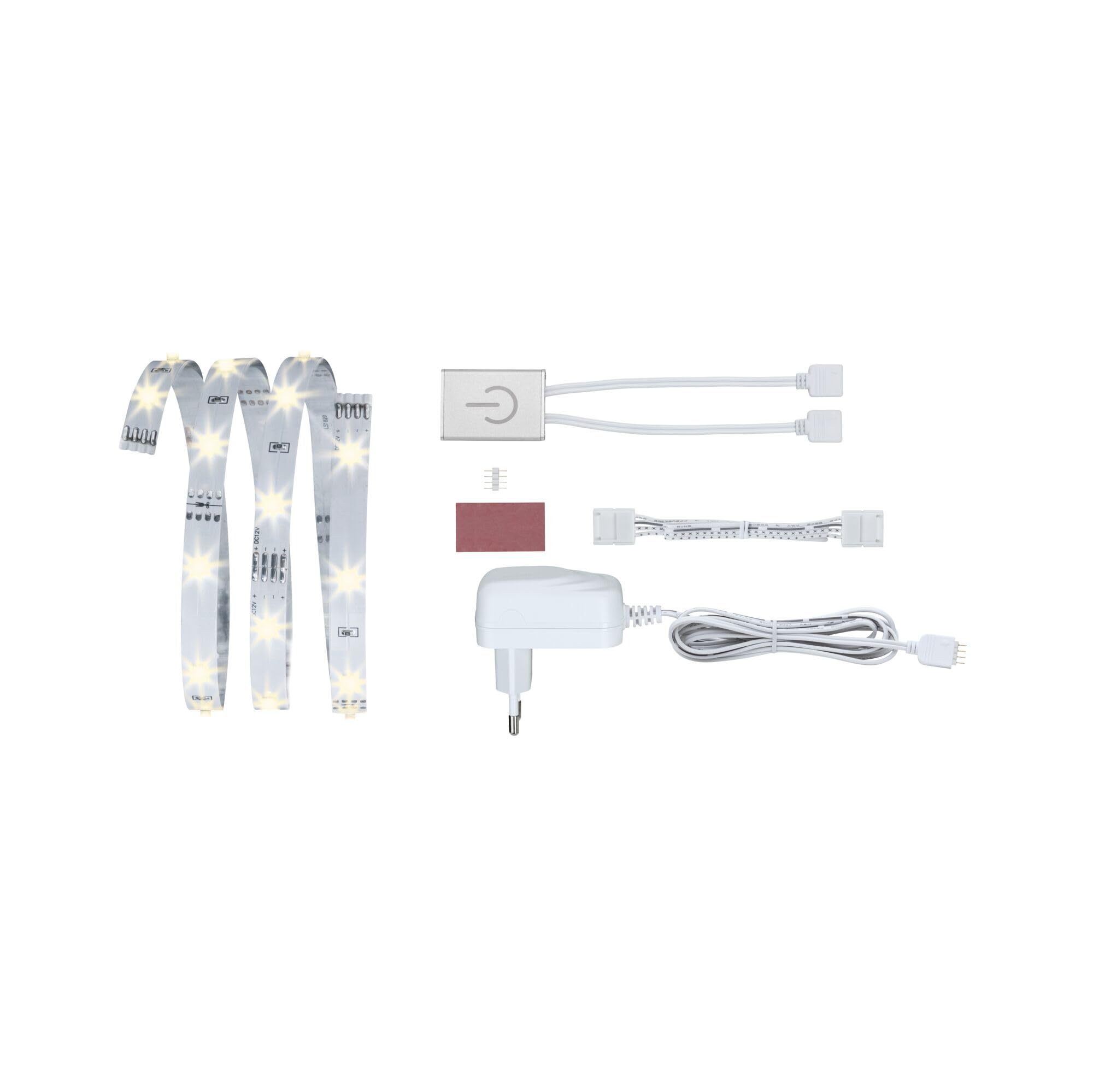 Paulmann 70954 YourLED ECO LED Strip Comfort Set incl. 1x2.4-watt dimmable Lighting Strip White Light Strip Plastic LED Strip 3000 K