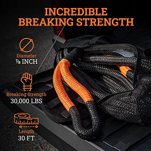 SGT KNOTS Double Braided Recovery Rope Tow Ropes for Vehicles (30000