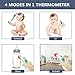 Hobest Baby Thermometer, Digital Clinical Infrared Forehead and Ear Thermometer for Toddler Infant Kids Children Adult with Fast Accurate Fever Indicator