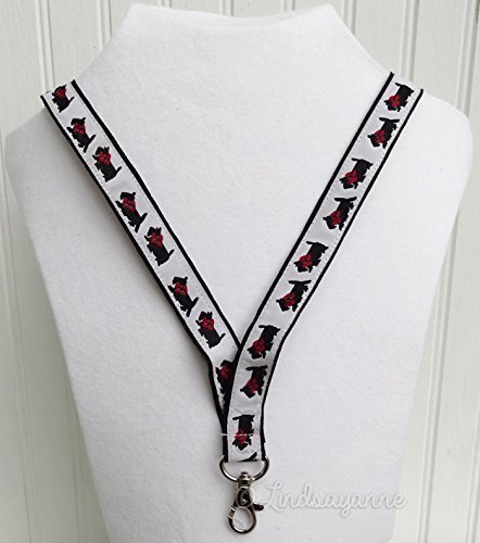 Scottish Terrier Dog Breed Dog Breed Neck Lanyard for ID or Keys