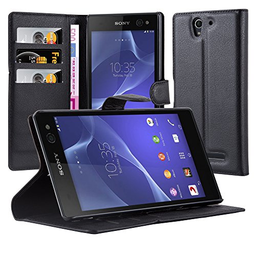 Cadorabo case works with sony xperia c3 book case in ox…