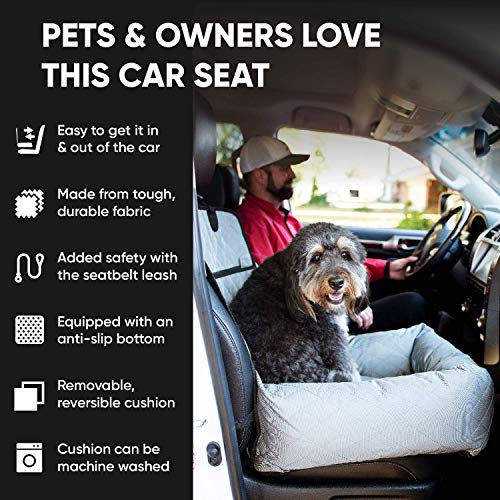 Dog Car Booster Seat Luxurious 2in1 Dog Carseat & Comfy Indoor