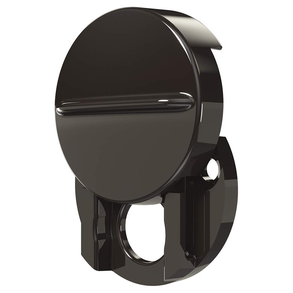 Defender Security S 5088 1-1/2 in. Outside Diameter, Fixed Door Viewer Privacy Cover, Plastic Construction, Brown Color