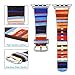 Runostrich Compatible Apple Watch Band Leather 44mm 42mm 40mm 38mm Replacement Strap Compatible Apple Watch Series 4,3,2,1, Sport Nike+ Hermes and Edition,S/M Size(Rainbow, 38/40mm)