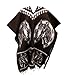 Artesanias FR Authentic Mexican Poncho Reversible Cobija Blanket