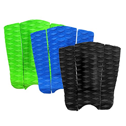 CUTICATE 3X EVA Tail Pad Surfboard Deck Traction Stomp Surfing Grip Mat Trim Sheet - Green