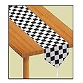 Printed Checkered Table Runner