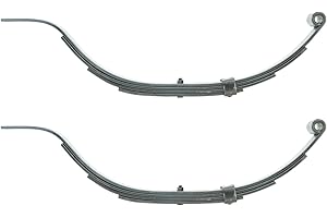 Sturdy Built Trailer Leaf Spring 25 inch Slipper Style 4 Leaf 2000lb Capacity - Set of 2