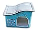 Feline Ruff Indoor Cat House. an Extra Sturdy Luxury Covered Indoor Cat Bed Condo. Pet House Shelter for Dogs and Other Pets Too. (Home Sweet Home)