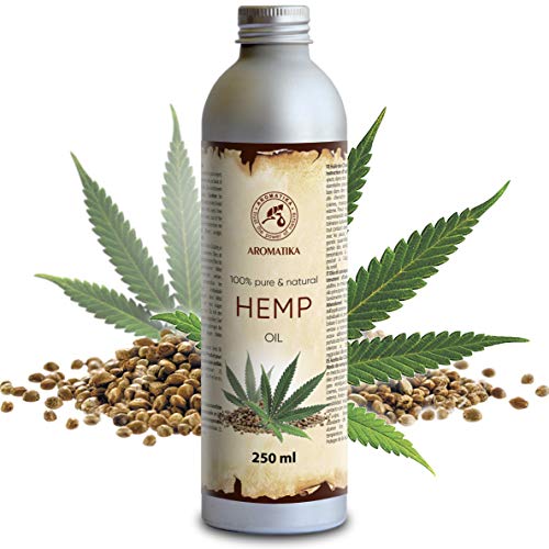 Hemp Oil 250ml - 100% Natural & Pure Cold Pressed Carrier Oil - Used for Skin Care - Haircare - Massage - Cosmetics - Oils Hemp - Image 3