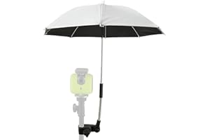 Lconvicely Camera Umbrella Compatible with Xbotgo Chameleon T4 & T1 Tripods – 50cm UV Protection, 180° Rotatable Design Photo
