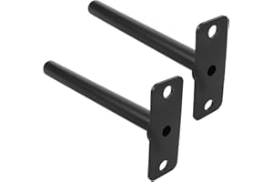 Balacoo 2Pcs Wall Mounted Barbell Plate Rack with 25 Pegs – Steel Weight Plate Storage Holder for Home Gym