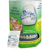 Instant Smile Temporary Tooth Kit and Bonus Bag of Impression Material - Natural Color - Does Not Stain and PATENTED!!