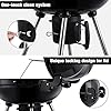 BEAU-JARDIN-225-Inch-Charcoal-Grill-with-Large-Cooking-Grate-Heavy-Duty-BBQ-Grill-Charcoal-Portable-Premium-Kettle-Grill-with-Warming-Grate-Outdoor-Camping-Picnic-Round-Standing-Barbecue-Grills