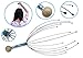 CERRXIAN Scalp Massager Tools Head Hair Scratcher Massager(Blue)(4-Pack)