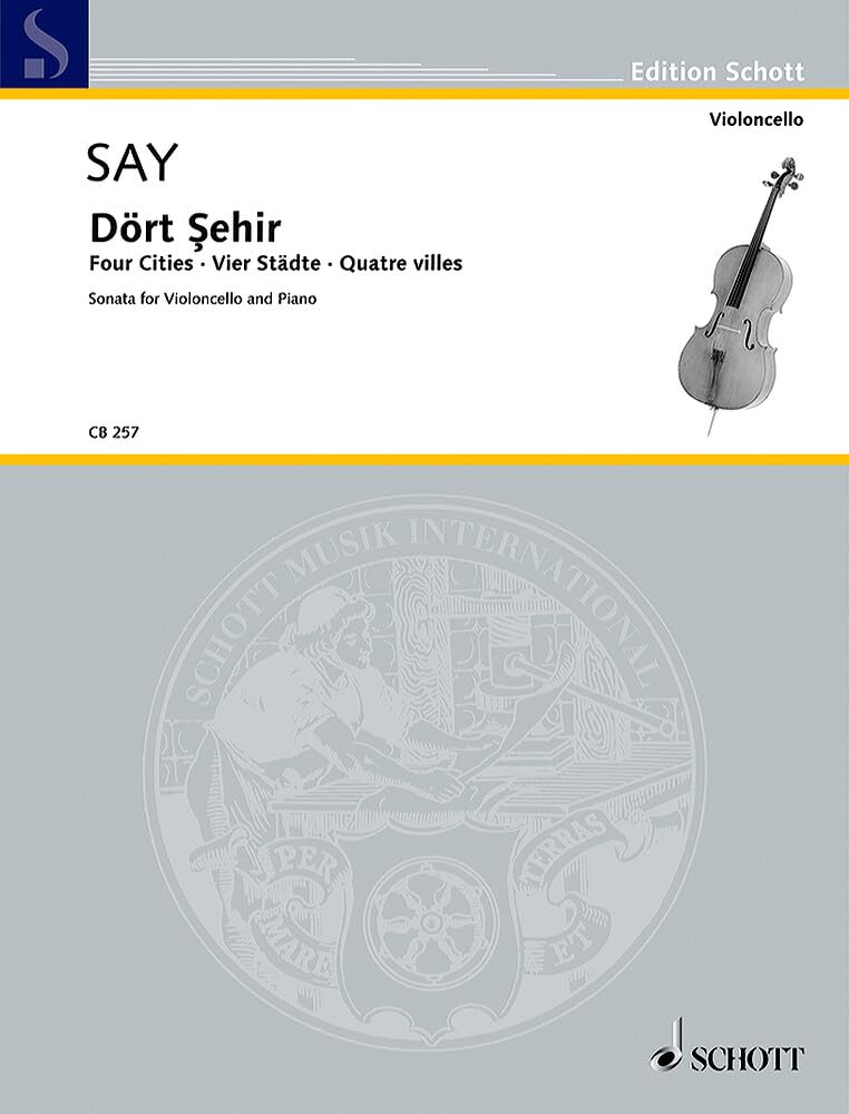Dört Sehir (Quatre villes): Sonate pour violoncelle et piano. op. 41. cello and piano.