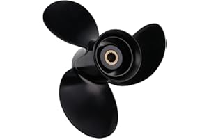 MARKGOO Propeller 9 1/4 X 9 Pitch 14 Spline Tooth for Mercury 4 Stroke Outboard 9.9 15 20 HP Boat Motor Engine Parts Aluminum Prop 9.25 X 9 RH 3 Blade 48-897750A11