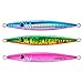 Saltwater Lead Vertical Jigs, Goture Artificial Bait Boat Fishing Lures Jigging Lures - Pack of 3