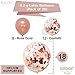 Large 18 Inch, Rose Gold Confetti Balloons Kit – Pack of 20 | Rose Gold Metallic Balloons for Birthday, Baby Shower, Wedding | Chrome Rose Gold Balloons for Bachelorette Rose Gold Party Decorations